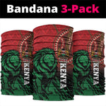 Kenya Independence Day Neck Gaiter Jamhuri ya Kenya 1963 - African Pattern LT14