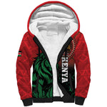 Kenya Independence Day Sherpa Hoodie Jamhuri ya Kenya 1963 - African Pattern