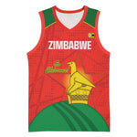 Afro Cricket Zimbabwe Custom Basketball Jersey Go Chevrons 2003 Color - African Pride