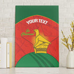 Afro Cricket Zimbabwe Custom Canvas Wall Art Go Chevrons 2003 Color - African Pride
