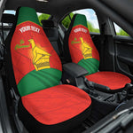 Afro Cricket Zimbabwe Custom Car Seat Cover Go Chevrons 2003 Color - African Pride