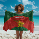 Afro Cricket Zimbabwe Custom Sarong Go Chevrons 2003 Color - African Pride