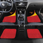 Afro Cricket Uganda Custom Car Mats Go Cranes African Pattern - African Pride