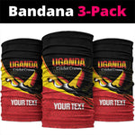 Afro Cricket Uganda Custom Neck Gaiter Go Cranes African Pattern LT14