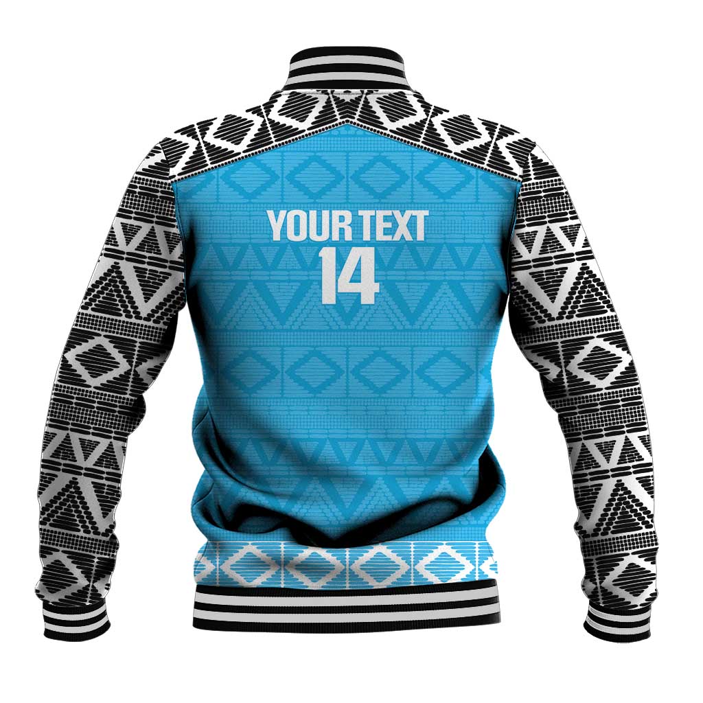Afro Cricket Tanzania Custom Baseball Jacket Go Cows Sporty African Pattern - African Pride