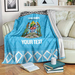 Afro Cricket Tanzania Custom Blanket Go Cows Sporty African Pattern - African Pride