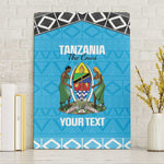 Afro Cricket Tanzania Custom Canvas Wall Art Go Cows Sporty African Pattern - African Pride