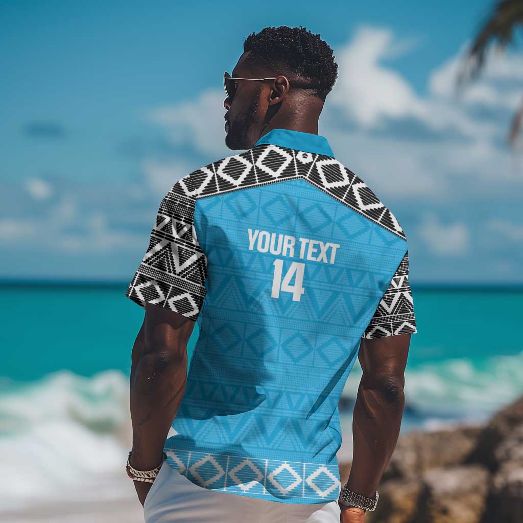 Afro Cricket Tanzania Custom Hawaiian Shirt Go Cows Sporty African Pattern - African Pride