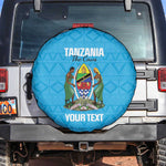 Afro Cricket Tanzania Custom Spare Tire Cover Go Cows Sporty African Pattern - African Pride