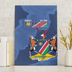 Afro Cricket Namibia Custom Canvas Wall Art Go Eagles Est 1992 - African Pride