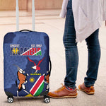 Afro Cricket Namibia Custom Luggage Cover Go Eagles Est 1992 - African Pride