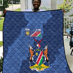 Afro Cricket Namibia Custom Quilt Go Eagles Est 1992 - African Pride