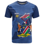 Afro Cricket Namibia Custom T shirt Go Eagles Est 1992 - African Pride