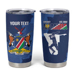 Afro Cricket Namibia Custom Tumbler Cup Go Eagles Est 1992 - African Pride