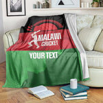 Afro Cricket Malawi Custom Blanket Go Champions Flag Style - African Pride