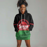 Afro Cricket Malawi Custom Hoodie Dress Go Champions Flag Style - African Pride