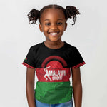 Afro Cricket Malawi Custom Kid T shirt Go Champions Flag Style - African Pride