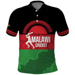 Afro Cricket Malawi Custom Polo Shirt Go Champions Flag Style - African Pride