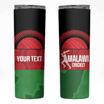 Afro Cricket Malawi Custom Skinny Tumbler Go Champions Flag Style - African Pride