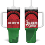 Afro Cricket Malawi Custom Tumbler With Handle Go Champions Flag Style - African Pride