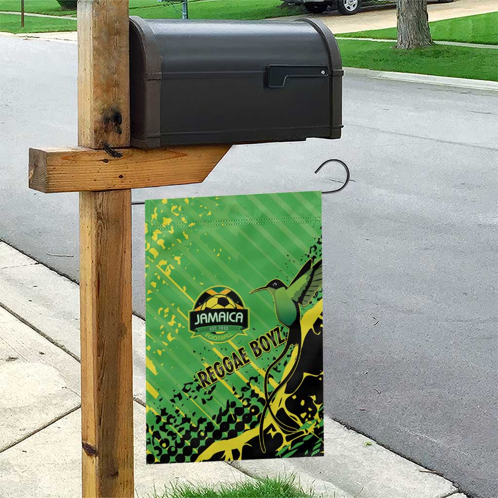 Jamaica Football Garden Flag Come On Reggae Boyz Red-billed streamertail - African Pride