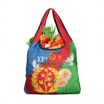 Eritrea Independence Day Grocery Bag Eritrean Olive Branches 33rd Anniversary