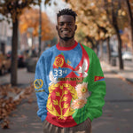 Eritrea Independence Day Sweatshirt Eritrean Olive Branches 33rd Anniversary