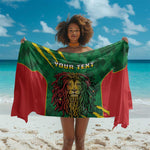 Personalised Ethiopia Sarong Men's Dreadlock Rasta Lion Headphones