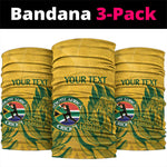 Custom South Africa Cricket Neck Gaiter 2024 African Pattern Go Proteas LT14