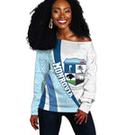 Afro Liberia Monrovia Capital Off Shoulder Sweater African Pattern Curves Style