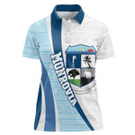 Afro Liberia Monrovia Capital Women Polo Shirt African Pattern Curves Style