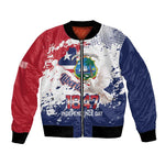 Afro Liberia 1847 Independence Day Bomber Jacket Coat Of Arms Grunge Style