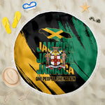 Jumieka Independence Day Beach Blanket Jamaica One People, One Nation