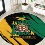 Jumieka Independence Day Round Carpet Jamaica One People, One Nation