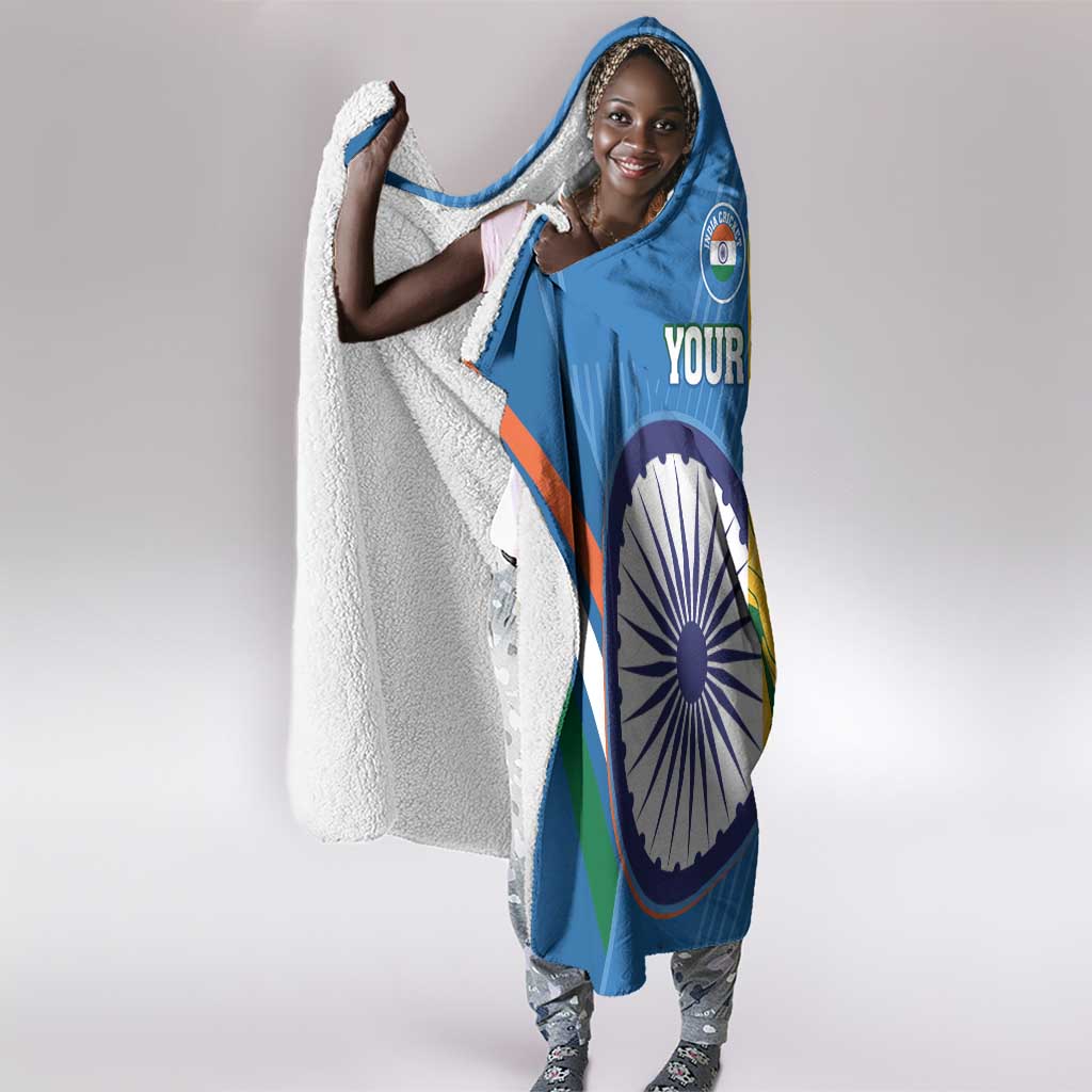 Custom India And South Africa Cricket Hooded Blanket 2024 Together Dynamic Version