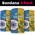 Custom India And South Africa Cricket Neck Gaiter 2024 Together Dynamic Version LT14
