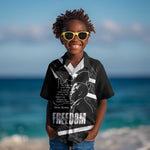 South Africa Freedom Day Kid Hawaiian Shirt Nelson Mandela With Map