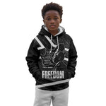 South Africa Freedom Day Kid Hoodie Nelson Mandela With Map