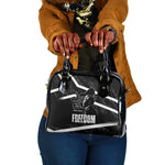 South Africa Freedom Day Shoulder Handbag Nelson Mandela With Map