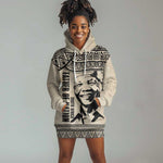 South Africa Nelson Mandela - Father Of Nation Hoodie Dress Vintage African Pattern