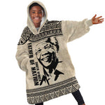 South Africa Nelson Mandela - Father Of Nation Kid Wearable Blanket Hoodie Vintage African Pattern