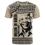 South Africa Nelson Mandela - Father Of Nation T shirt Vintage African Pattern
