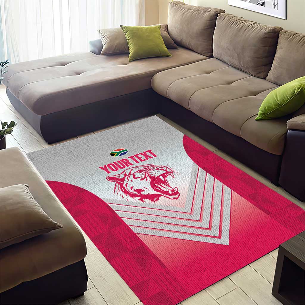 South Africa Rugby Custom Area Rug Come On Puma African Pattern
