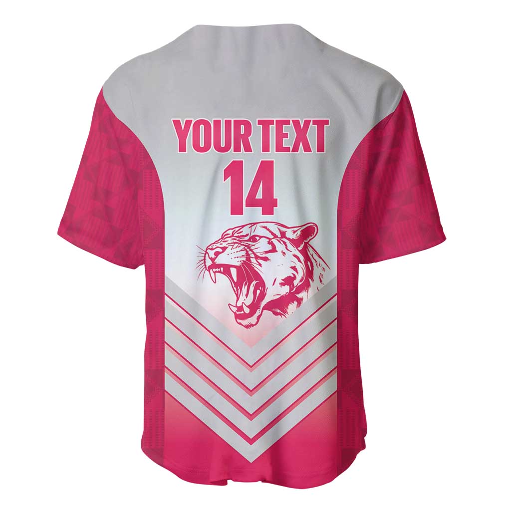 South Africa Rugby Custom Baseball Jersey Come On Puma African Pattern