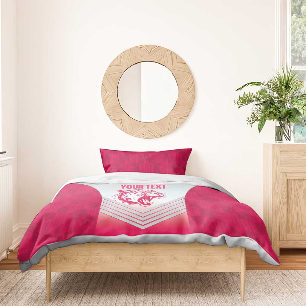 South Africa Rugby Custom Bedding Set Come On Puma African Pattern