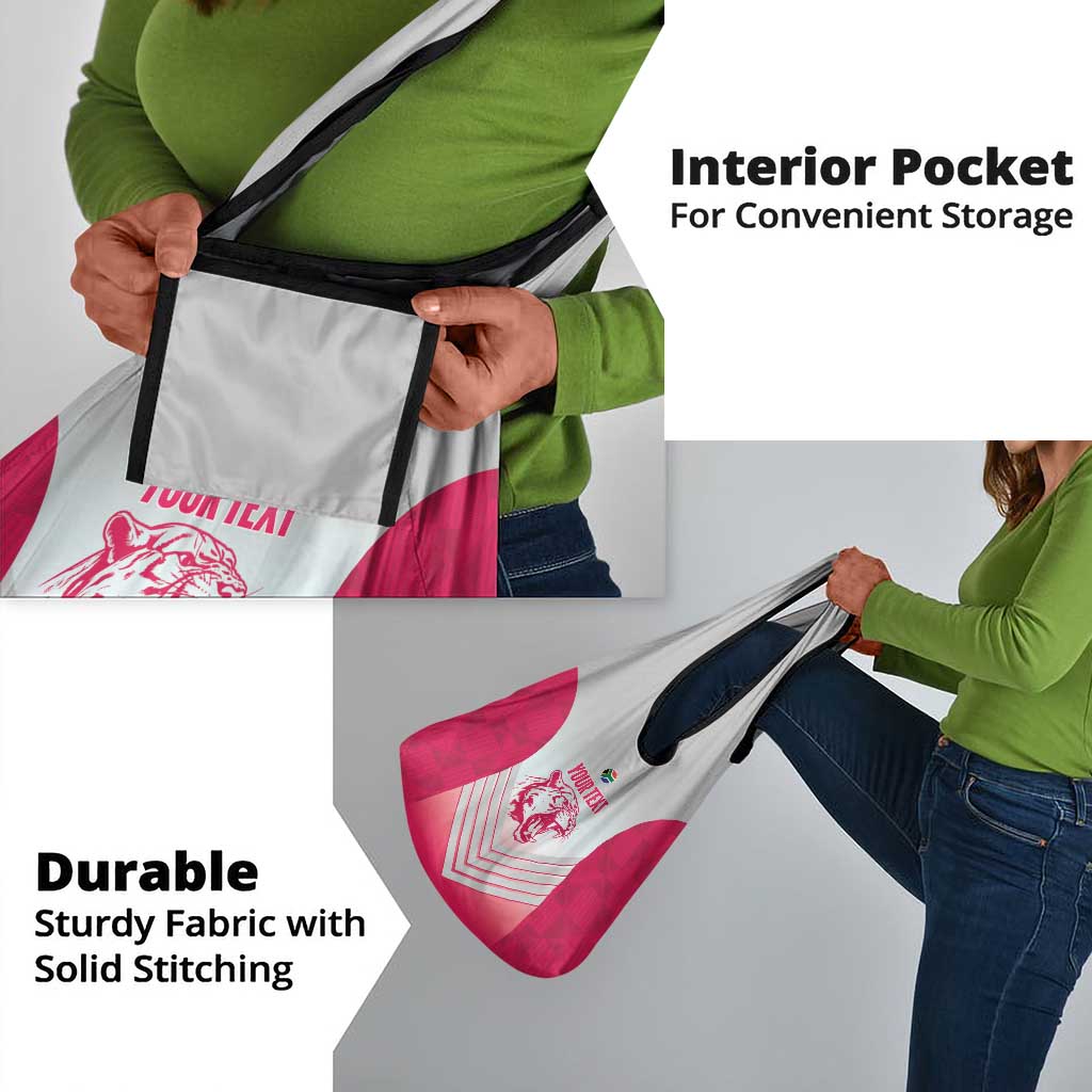 South Africa Rugby Custom Grocery Bag Come On Puma African Pattern