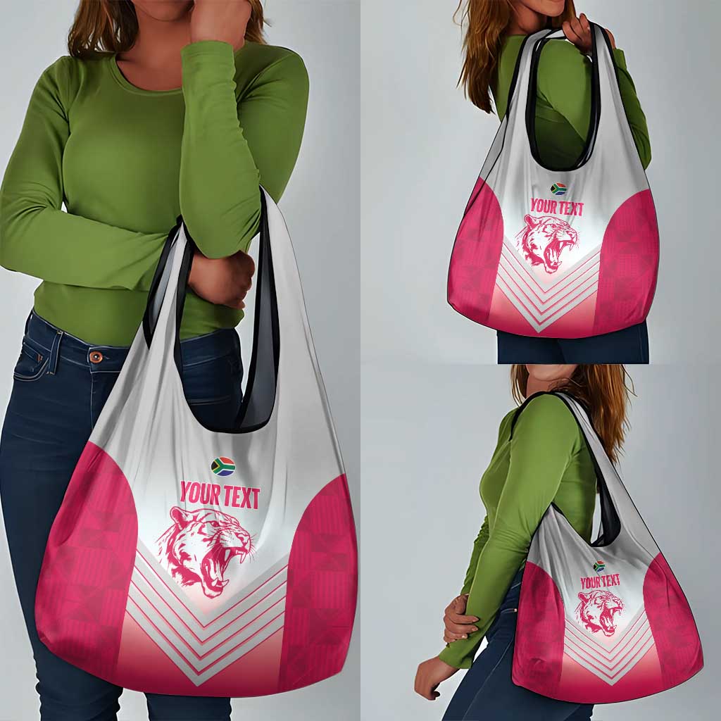 South Africa Rugby Custom Grocery Bag Come On Puma African Pattern
