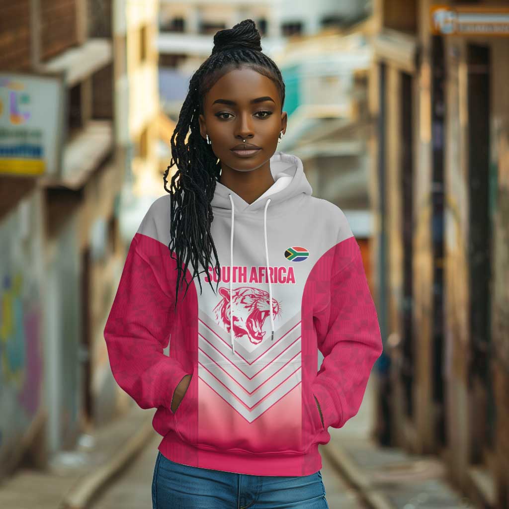 South Africa Rugby Custom Hoodie Come On Puma African Pattern
