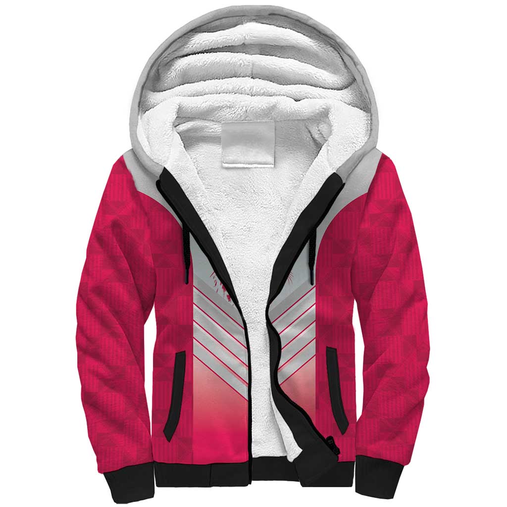 South Africa Rugby Custom Sherpa Hoodie Come On Puma African Pattern