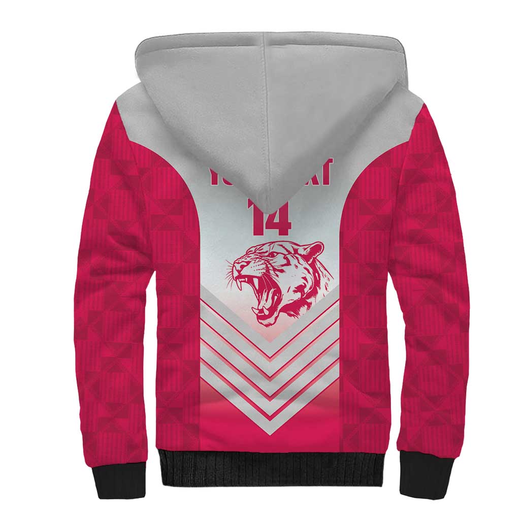 South Africa Rugby Custom Sherpa Hoodie Come On Puma African Pattern